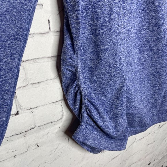 Women's Athleta Fast Track Half Zip Pullover Purple/Blue XL Long Sleeve Quarter - Picture 7 of 8